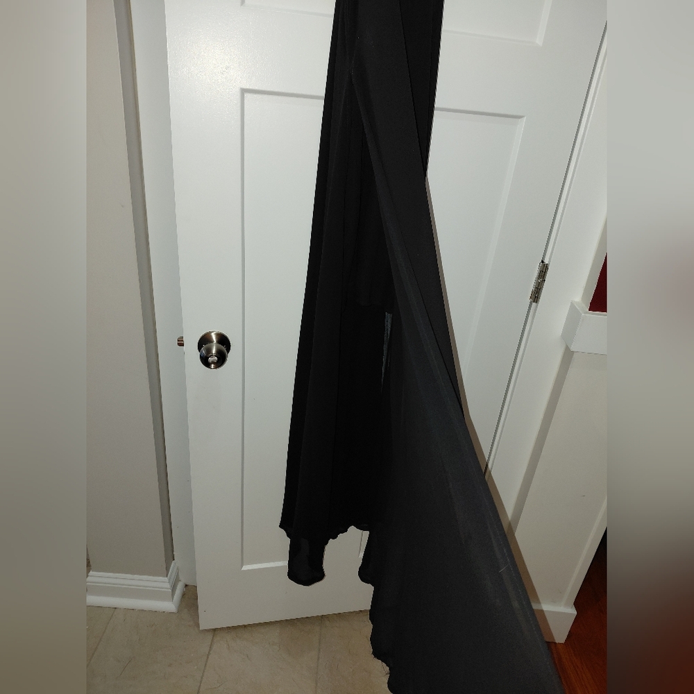 Show Me Your Mumu Black Sheer Lined Bronte Maxi Sleeveless Dress Small! - Picture 13 of 14